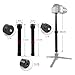 NINESHE Tripod Center Column Extension 2 Section Extendable Aluminum Alloy Central Column Extender Tube for Photo Studio Monopod Camera DSLR