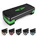 KAYMAN Exercise Steps – Fitness Stepper for Home & Gym, Suited for Aerobics, Cardio, Weights, Yoga, DVD Workout – Adjustable 2 Step Level Heights (10,15 cm) – Perfect Equipment for Fitness Routine