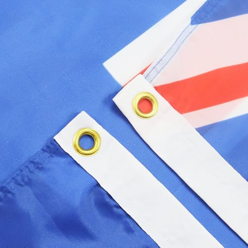 Image of AZ FLAG - Turks And Caicos Islands Flag - 3x5 Ft - 100D Polyester Turks And Caicos Islander Banner with Two Metal Grommets - Fade Resistant - Vivid Colors - 3' x 5' Feet - 150x90 Cm
