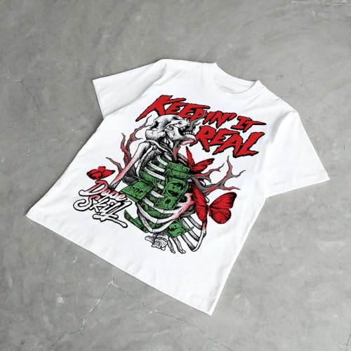 Image of DopeSkill Halloween Graphic Tee Streetwear Hip Hop Hypebeast Unisex T-Shirt Sneaker Colour Matching Shirts Spooky Graphic