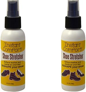 Instant Comfort Liquid Shoe Stretcher Spray. Shoe stretch spray for leather used to