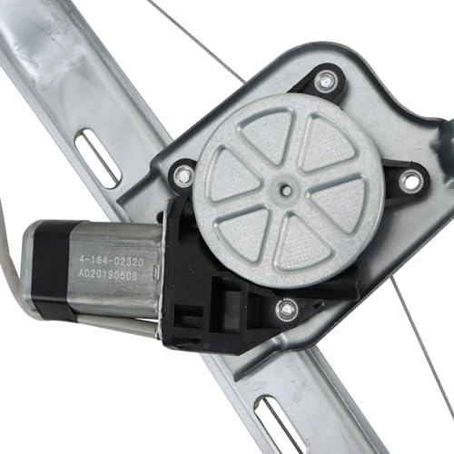 Image of TRQ Rear Right Power Window Regulator & Motor Assembly Passenger Side Compatible with 2005-2008 Chevrolet Malibu