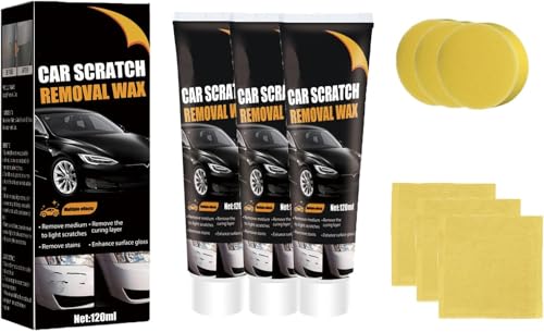 Piawokl  N[i[ ԗpCN[ B Car Scratch Removal Wax bNX C ԃPA 3bŃLYC/hʂ߂Ȃ/ԎEFȂ (3)