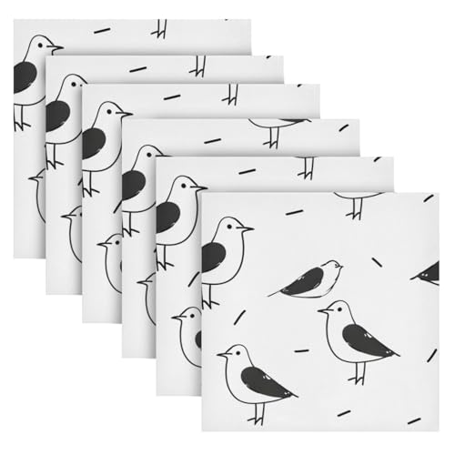 Servilletas de Tela Multicolor Set x6 20x20 in miniatura 2