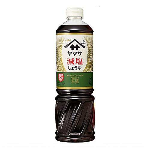 Yamasa Low Sodium Soy Sauce 1L | Naturally Brewed | 45% Less Salt | Rich Umami Flavor | Ideal for Health-Conscious Cooking