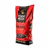 Peyca Carbon Vegetal MARABÚ Saco 10kg Todobrasa. Gran Poder calorifico. Gran duracion. Ideal para BBQ, Parrilla y Horno.
