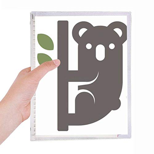 Carnet rechargeable Silhouette Australia Koala Eucalypt bloc-notes spirale
