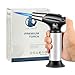 Butane Torch, ideapro Cooking Torch Refillable Adjustable Flame Kitchen Torch for Chef Baking, BBQ, Creme Brulee, Soldering (Silver)
