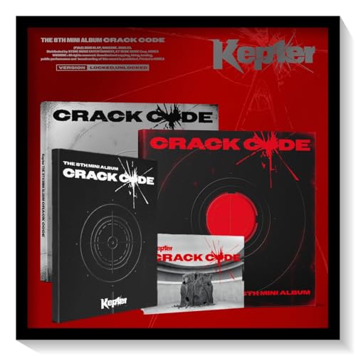 Kep1er (ケプラー) - 8th Mini [ CRACK CODE ] 韓国盤 (4種 SET (STANDARD Ver 2種 + POCAALBUM Ver. + MD Ver.))