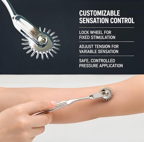 Rouleau à aiguilles à roue nerveuse en acier inoxydable - Testeur nerveux médical pour diagnostiquer la sensibilité nerveuse - Nerf En Acier Inoxydable Outil De Diagnostic Médical – vue 6