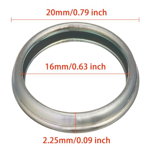 Image of 100PCS Oil Drain Plug Gasket Crush Washer Compatible with S-ubaru 2010-2024 Replace 803916010