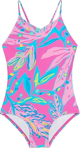 Image of Kanu Surf Girls' Hurricane Beach Sport UPF 50 One Piece Swimsuit