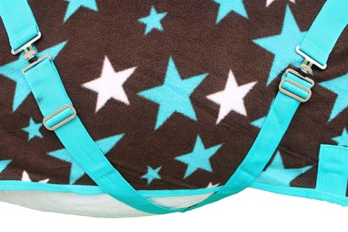 Image of Challenger Horse Soft Fleece Cooler Contoured Exercise Blanket Liner Sheet Wicks 4397