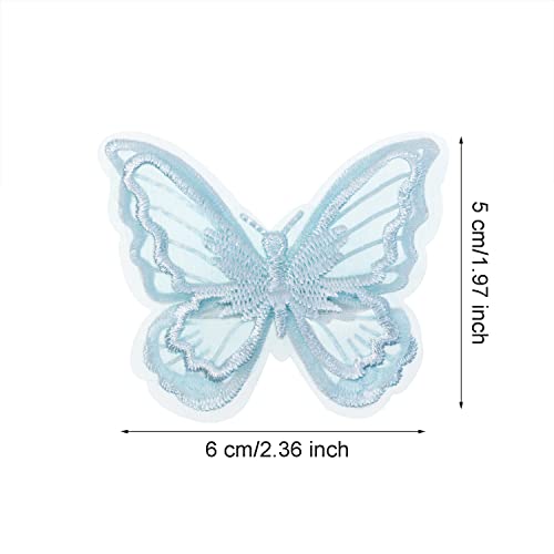 Penta Angel Butterfly Hair Clips Penta Angel 6Pcs Lace Embroidery Flower Butterfly Hair Bow Pins Wedding Hair Accessories For Women Halloween Party Decor thumb #1