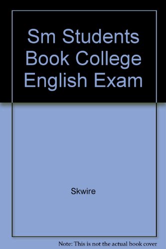 Sm Students Book College English Exam 0205195725 Book Cover