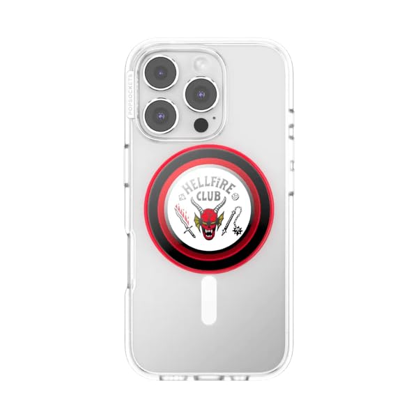 PopSockets Agarre de teléfono para MagSafe, Soporte magnético - Hellfire