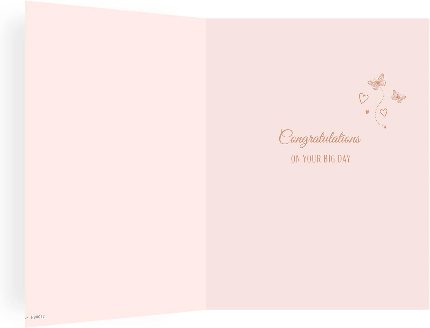 Piccadilly Greetings Group Ltd Avant Garde Studios Classic Wedding Card Wedding -,Green,8 x 6 inches