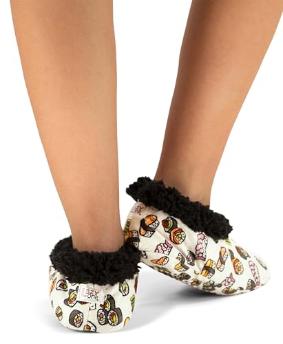 Image of Lazy One Fuzzy Feet Slippers for Women, Cute Fleece-Lined House Slippers, Cute Slipper Socks