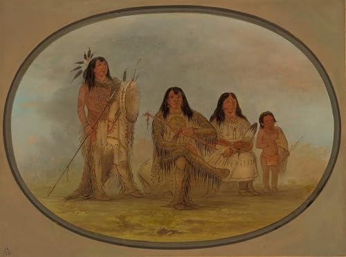 Impression tableaux peinture sur toile George Catlin salon chic