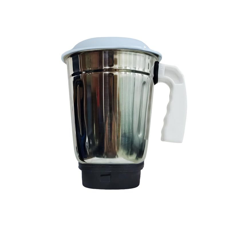 Image of Swiss Military Nebula Juicer Mixer Grinder, 3 Stainless Steel Jars, ABS body and Premium Stainless Steel Blades, Auto Power Cut, 230 Volts, 500 Watts, 50Hz, 18,500 RPM Speed, 2 Year Warranty, White, 1