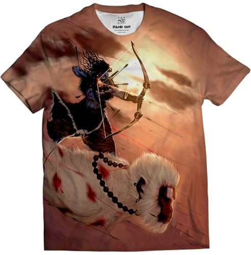 Image of STAND OUT All Over Printed Shiva, Krishna, Hanuman, Kali, Ram and Ravana, Ramayan, Bagavath Githa, Buddha Religious, Spiritual, Hindu Gods T-Shirts