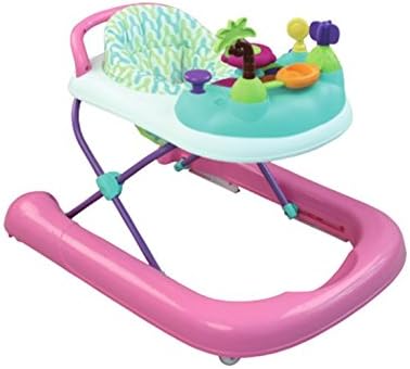 Baby Walker 2 in 1 Seated or Walk-Behind Position, Easy to Fold, Adjustable