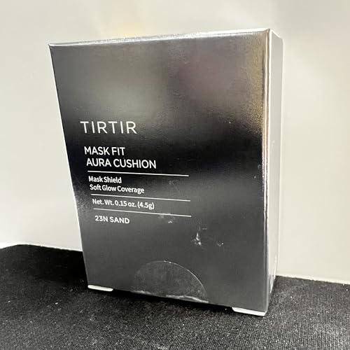Image of TIRTIR Mask Fit Aura Cushion Foundation, Full coverage, Skin fit, Satin Glow Finish, Korean Cushion Foundation #23N SAND| 4.5g