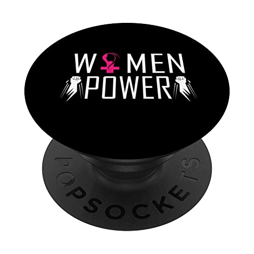 Happy Women's Day 8 March,international women's day PopSockets Swappable PopGrip, Black