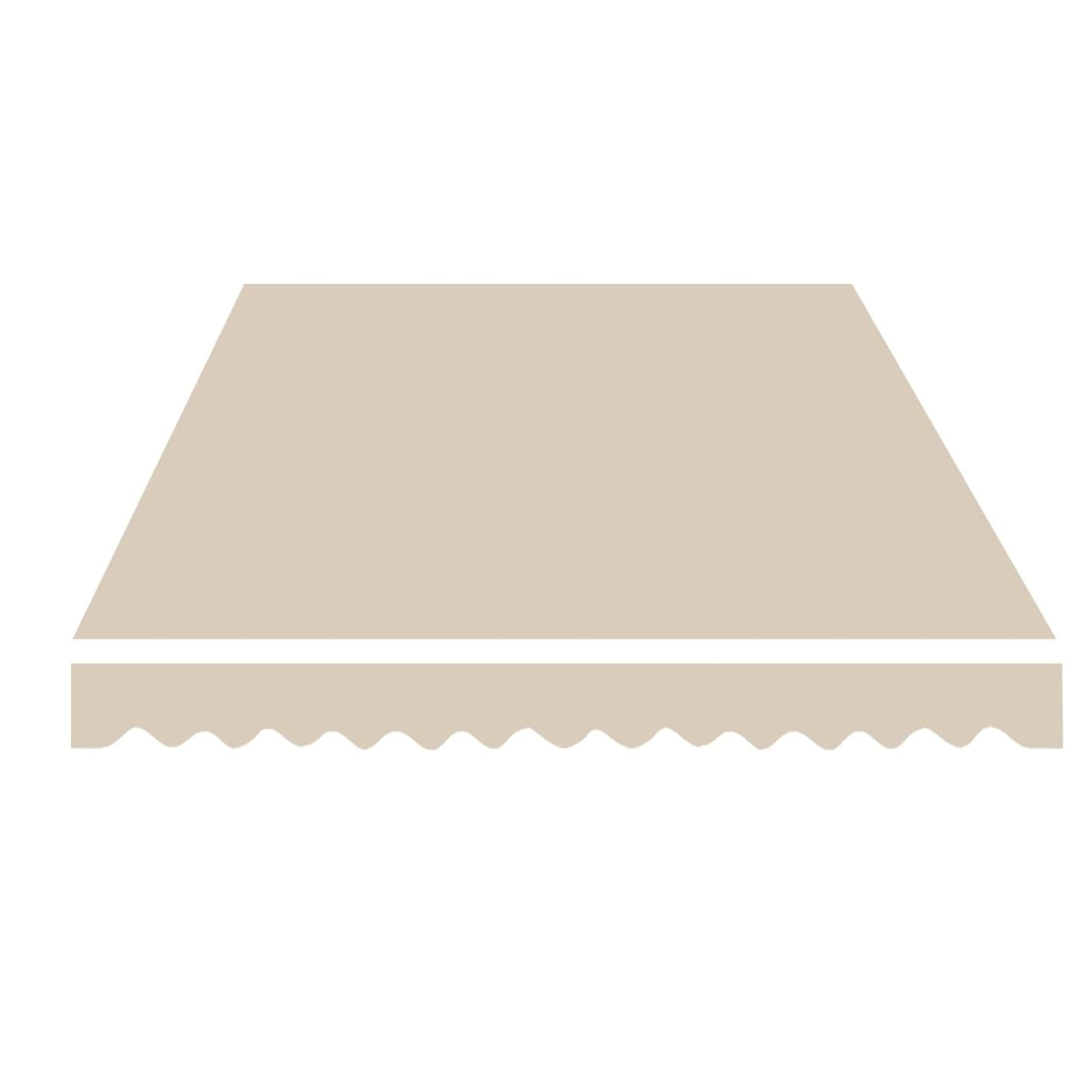 Telas para toldos retráctiles de terraza con lona impermeable antirrayos UV y cenefa exterior