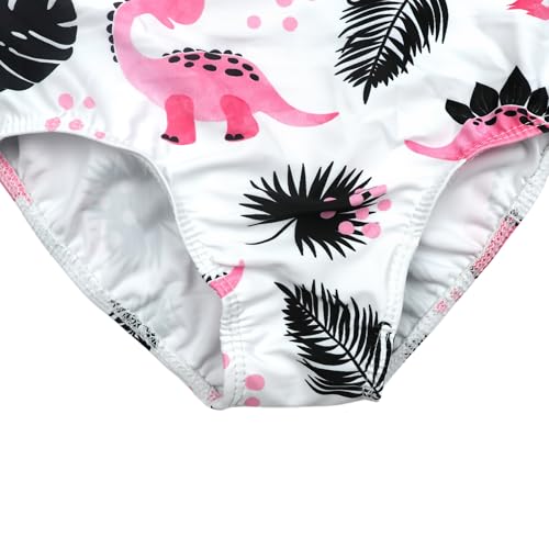 Image of Girls Swimsuit One Piece Bathing Suit with Adjustable Straps Quick Dry Beach Swimming Suits Swimwear 4-10 Years