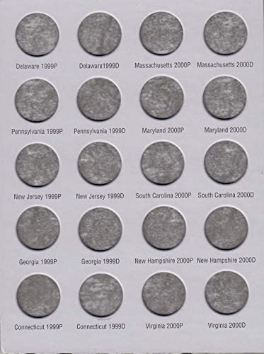 Carpeta vacía para monedas Washington Quarters 1999-2003 Vol 1 3
