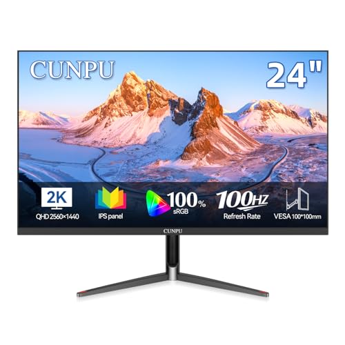 Image of CUNPU 24Inch 1080P+1440P moniotr