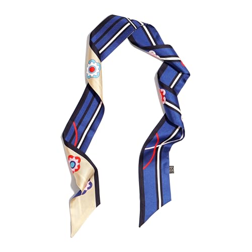 100% Mulberry Silk Scarf Head Hair Ribbon Handbag Handle Wrap Tie Bundle Neckerchief For Women2