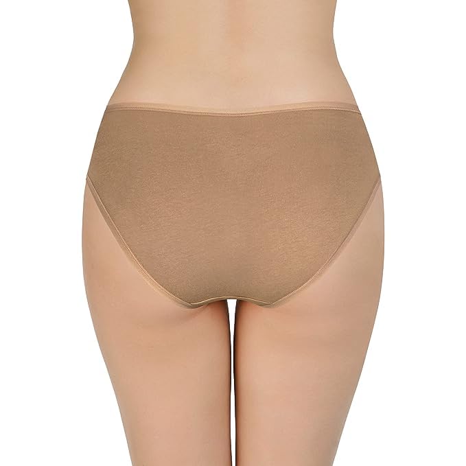 Image of LOURYN KOULYN Solid Low Rise Cotton Bikini Panty Pack(Pack of 3)