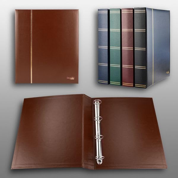 Prophila Collection Maxi Ring Binder for Loose Insert Sheets Variable Filing, Brown - Image 2