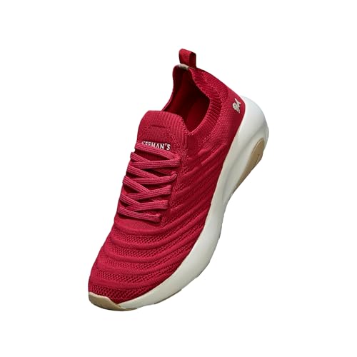 Image of Neeman's Begin Walk Glide Women's Walking Sneakers with CushyWalk Cushioning | Stretch Knit Breathable Upper, CloudSurge Foam Insole, Anti-Skid EVA Rubber Sole, Lace-Up Comfort Shoes
