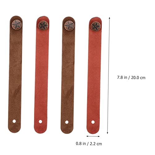 FAVOMOTO 1 Set 4 Pcs Guitare Bandeau En Cuir Bandeau Basse Ukulélé Poupée Sangle Guitare Sangle De Verrouillage Sangles De Guitare Cravate Basse Guitare Sangle De Verrouillage Pratique - Les Beatles, Paul McCartney, John Lennon, RIngo Starr, George Harrison FAVOMOTO 1 Set 4 Pcs Guitare Bandeau En Cuir Bandeau Basse Ukulélé Poupée Sangle Guitare Sangle De Verrouillage Sangles De Guitare Cravate Basse Guitare Sangle De Verrouillage Pratique – Image 4