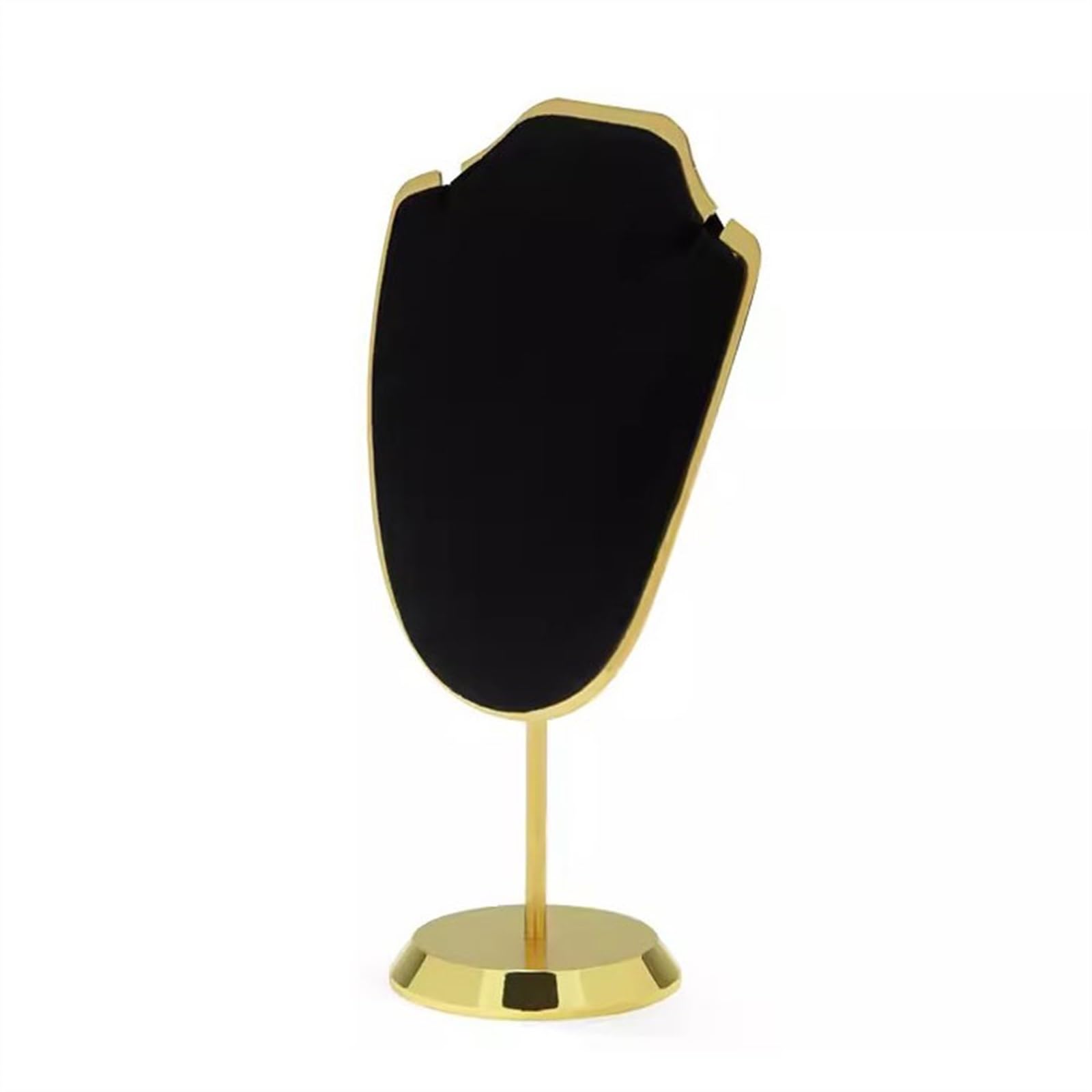 YZLYJ Espositore per collana in velluto per gioielli con cavalletto, ciondoli e catene, espositore per vetrine, supporto M, rosso