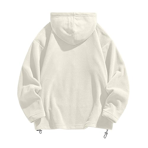 Ymosrh Men's Causal Hoodies, Athletic Workout Long Sleeve Pullover Solid Color Hooded Sweatshirts with Pocket, M-3XL2