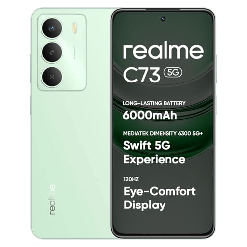 realme C73 5G Smartphone 4+64GB,6.67-inch Screen, 120Hz Display,6...
