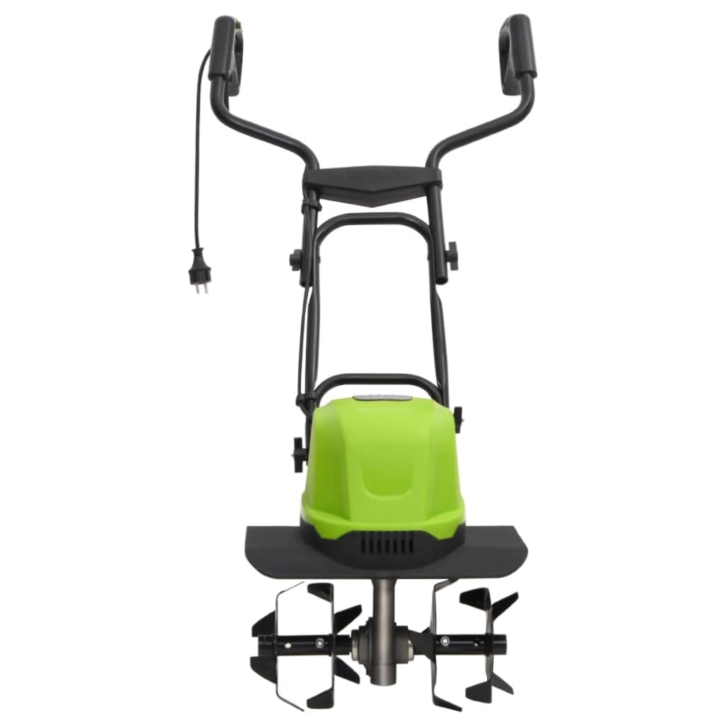 Motocultor eléctrico para jardín con 4 Cuchillas 800 W, Casa y jardín Jardín Maquinaria de jardinería Motocultivadores, Verde, 9.8kg