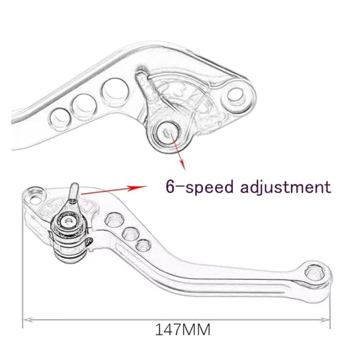 Levier d'embrayage CNC pour Suzuki V-Strom XT en aluminium haute précision - 2