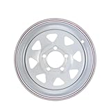 35,6 cm (14 Zoll) 5,5J weiße Speichenfelge 5 x 114,3 Bolzenmuster, kompatibel mit Wohnwagen, Boot, Wohnmobil