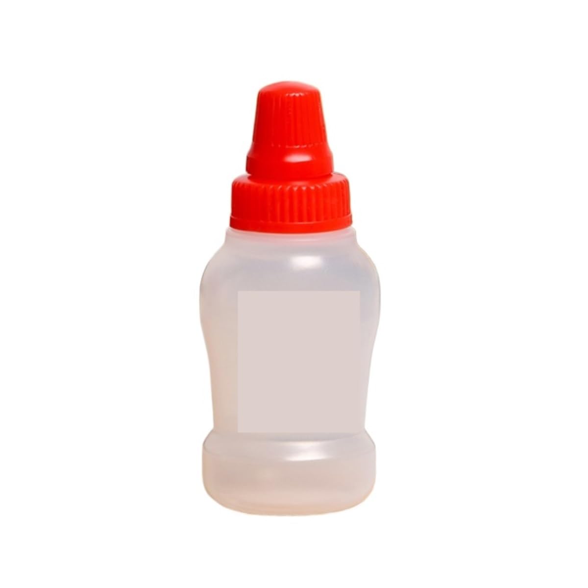 Butelka do Wyciskania Butelka Na Przyprawy Plastikowa Butelka Na Ketchup Pudełko Na Lunch Pojemnik Na Sałatkę Miodową Dozownik do Sosów(Rot)