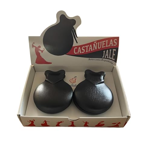 Jale Castañuelas flamencas de madera hechas a mano en España