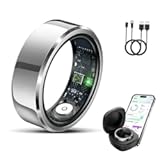 Smart Ring for Women Men&comma;IP68 Waterproof Wearable Fitness Tracker with Sleep Tracking Heart Rate Healthy Monitor Ring Activity Monitoring Steps for iOS Android