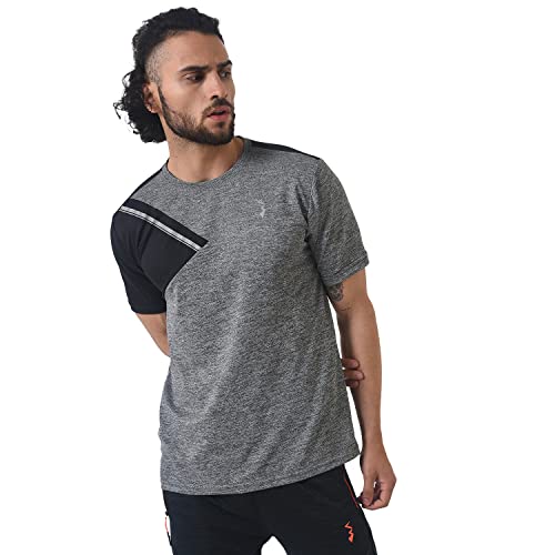 Image of Campus Sutra Men Polyester Regular Fit T-Shirt