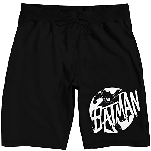Bioworld Batman Spotlight Men's Black Sleep Pajama Shorts