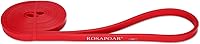 ROSAPOAR Red Resistance Band (15-35lbs) - Natural Latex Pull Up Assist for Workouts, Stretching, Powerlifting & Home Gym Training