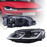 JDMSPEED New LED Head Lamps With Dynamic Indicator Headlight Replacement For VW Volkswagen Golf 7 2013-2018